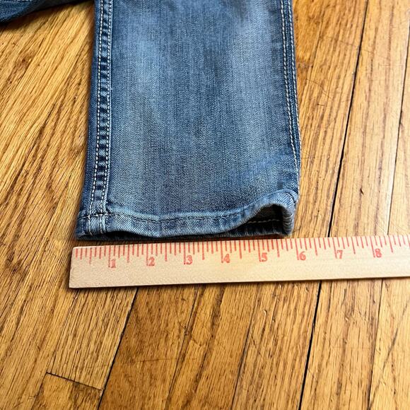 Miss Me Jeans Womens 29 Capri Cropped Bling Western Flap Pocket - Picture 10 of 10